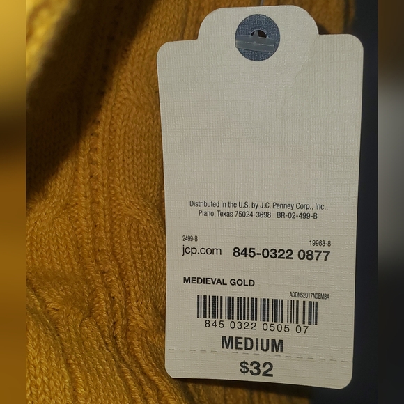 St. John's Bay, Mustard Yellow, Size M - Picture 7 of 7